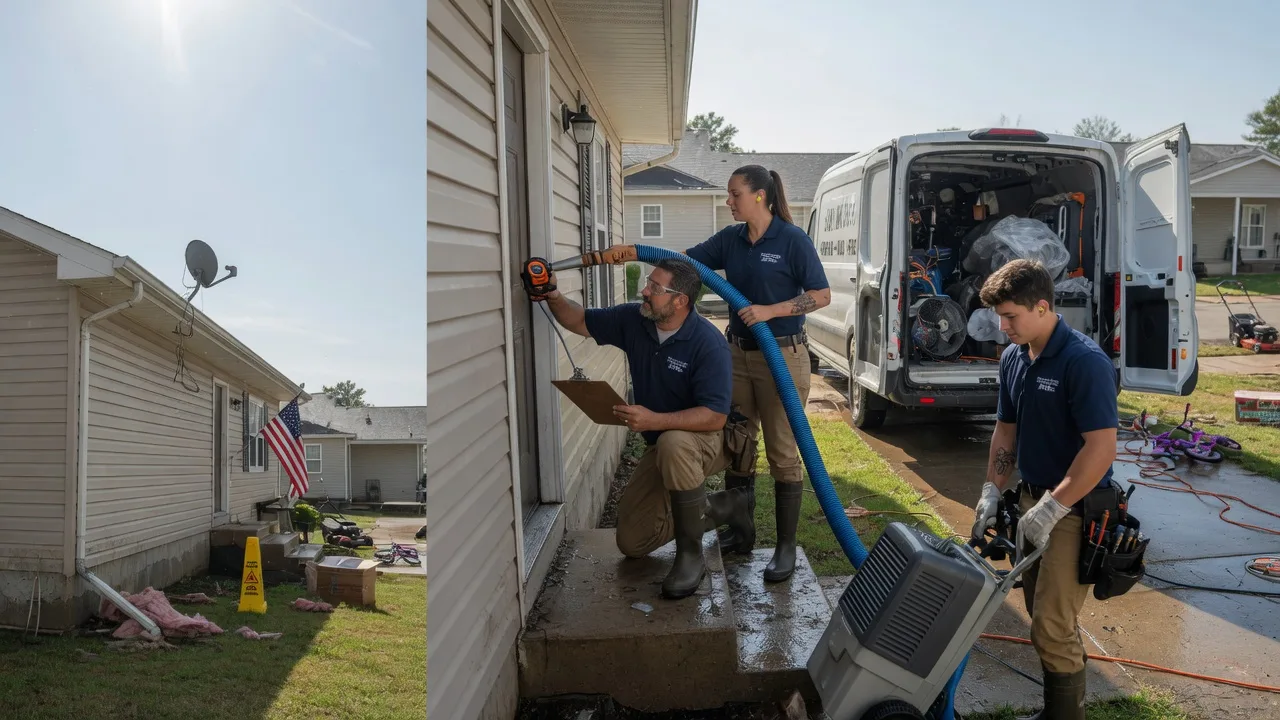 Ceiling Water Damage Restoration in Newellton, LA near me